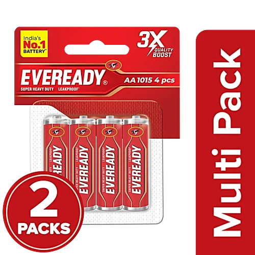 Eveready Carbon Zinc Battery Red AA 1015