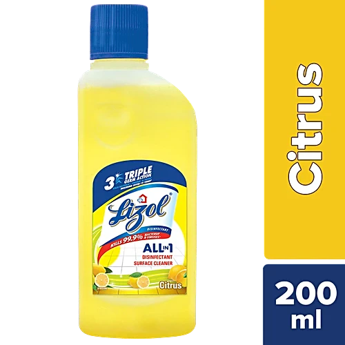 Lizol Disinfectant Surface Cleaner Liquid - Citrus