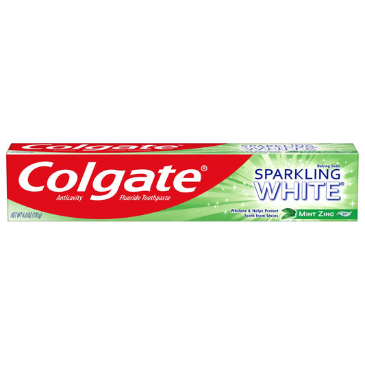 Colgate Sparkling White Whitening Toothpaste, Mint Zing