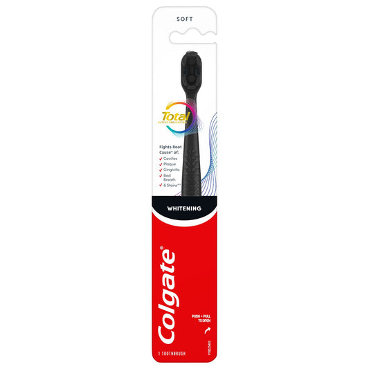 Colgate Total Active Prevention Whitening Toothbrush, Soft Toothbrush